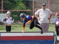 Běh na 60 m s překážkami Počepice 2024