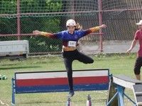 Běh na 60 m s překážkami Počepice 2024