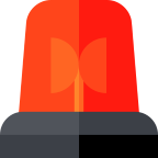 výstražná siréna ikonka